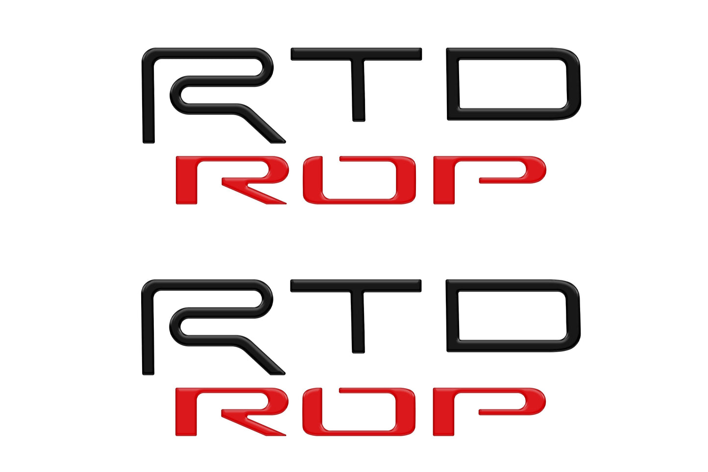 Hood Louver Letter Overlays Fits 2022-2026 Toyota Tundra TRD Pro
