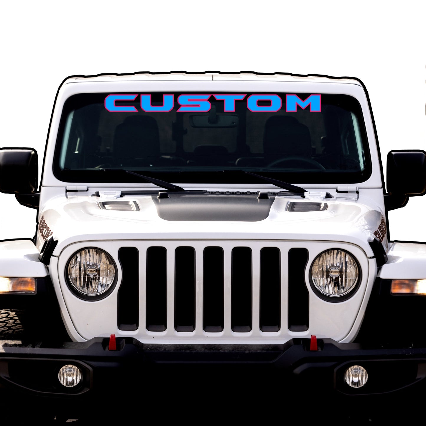 Windshield Lettering