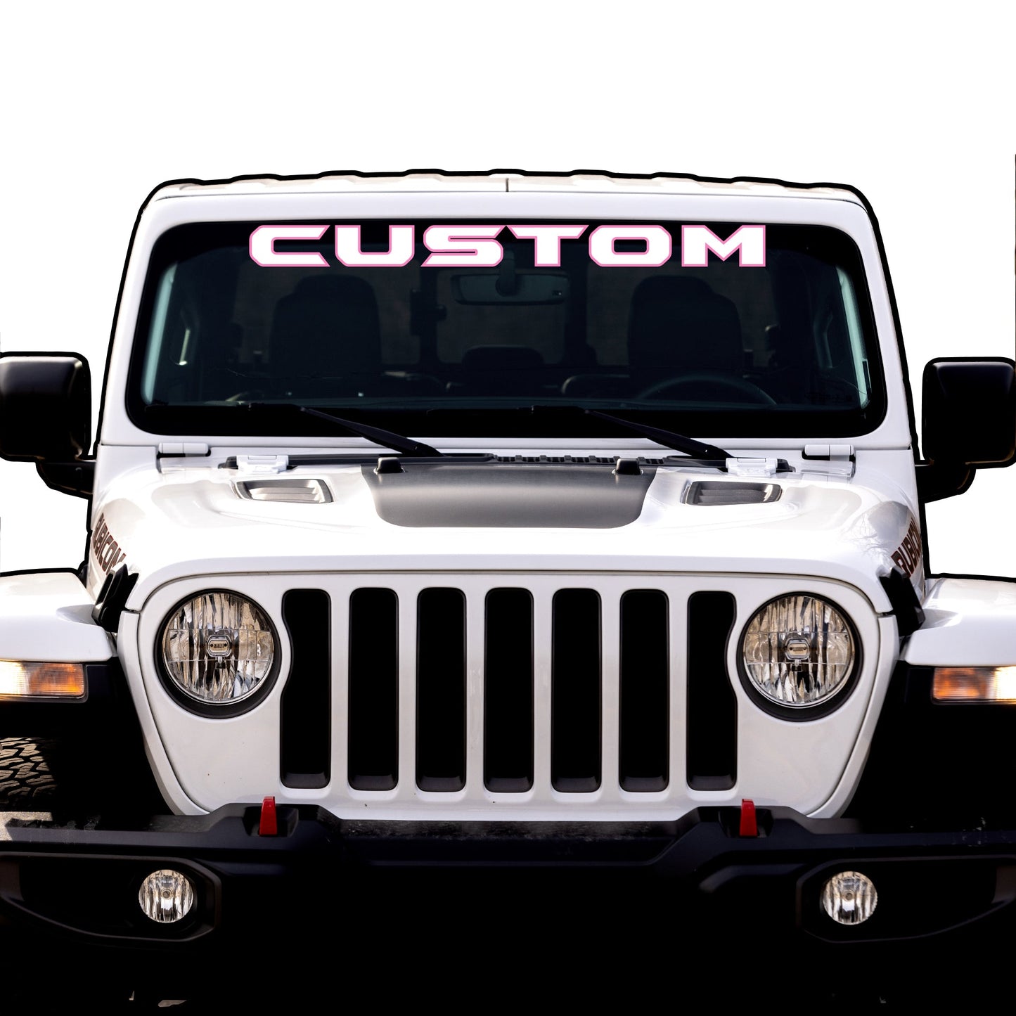 Windshield Lettering