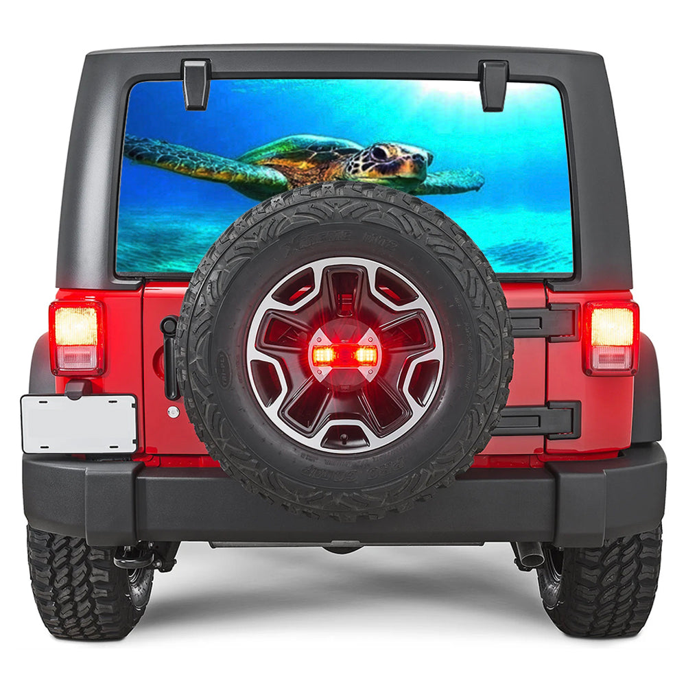 Turtle Rear Window Decal