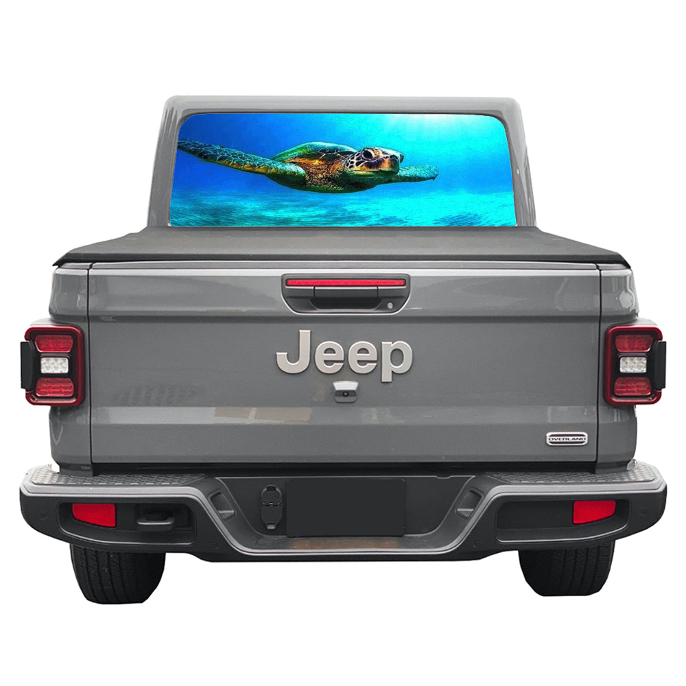Turtle Rear Window Decal