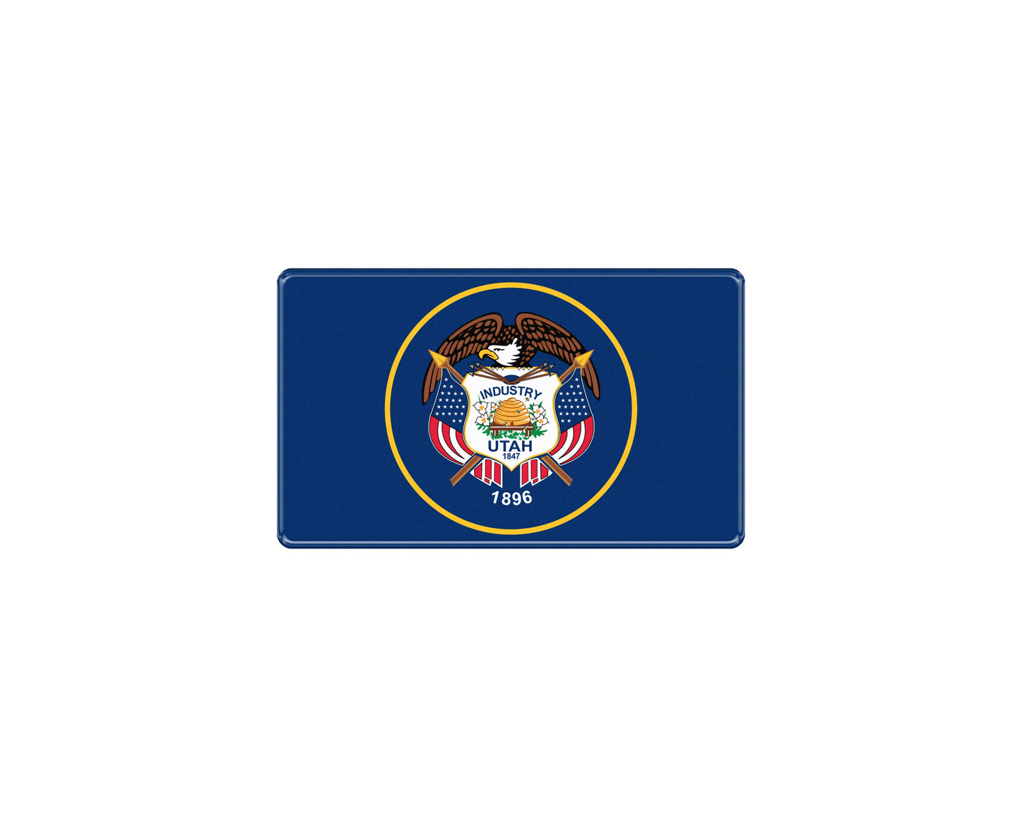 USA Flag Emblem Fits - Universal