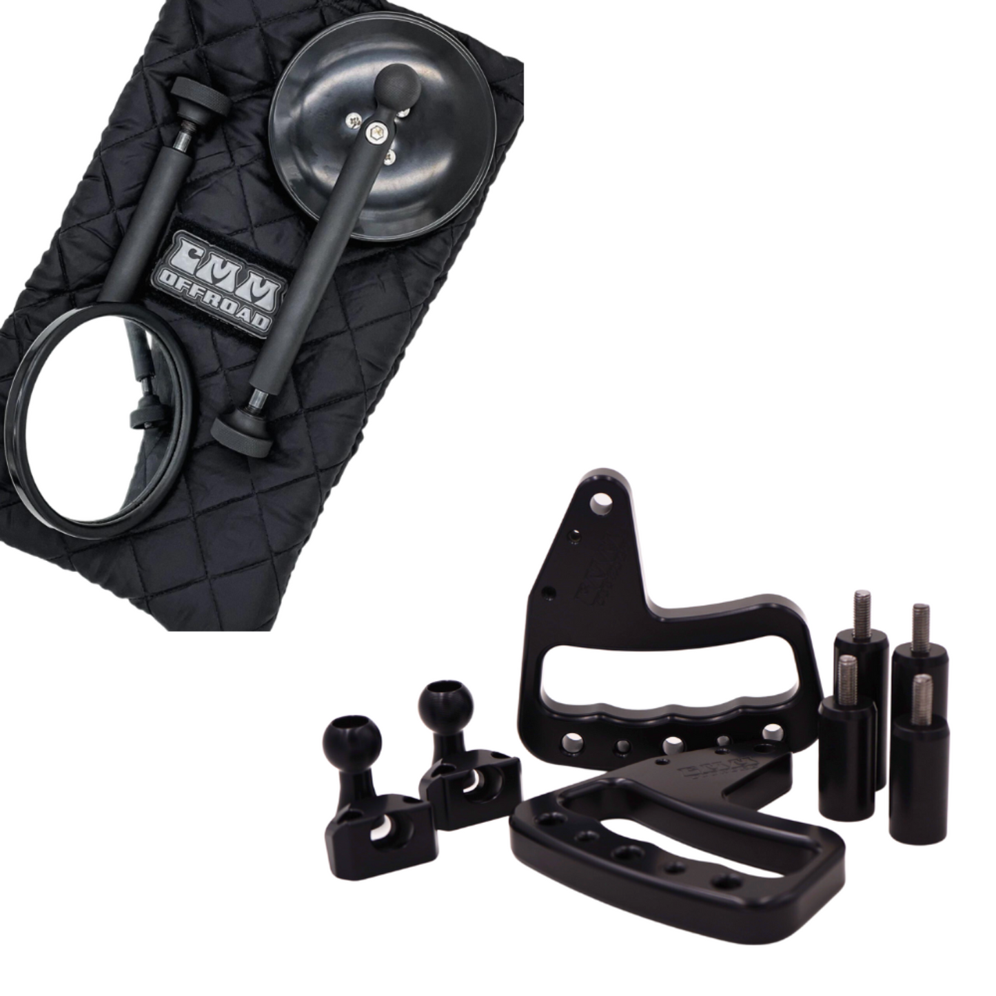 Handle & Mirror Bundle For 1986 - 1995 TJ / LJ / YJ - CMM Offroad