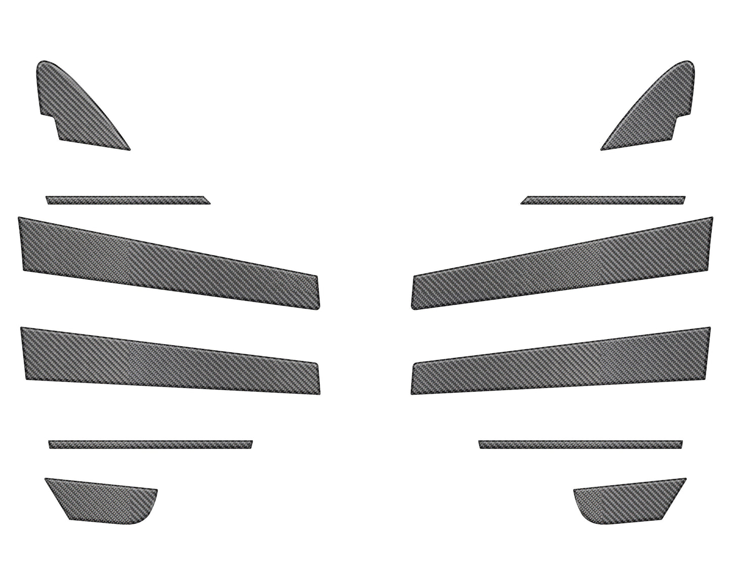 Door Pillar Overlays Fits 2015-2021 Subaru WRX