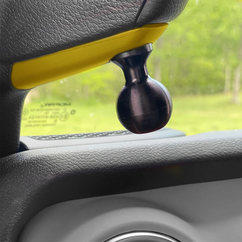 A-Pillar Ball Mount Solution for 2018 - 2023 Jeep Wrangler JL + 2020-2023 Jeep Gladiator