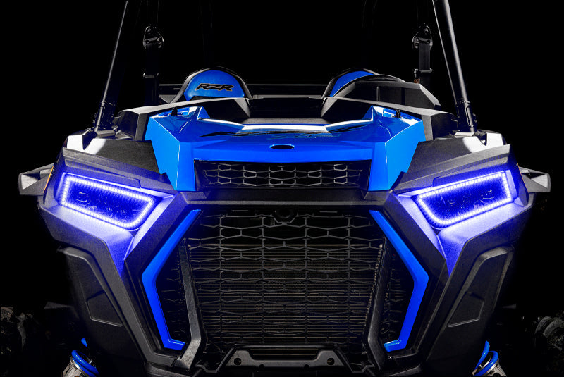 Oracle 1421 Polaris RZR 900/1000 Turbo Dynamic RGB+A Seq Turn Signal Headlight Halo Kit