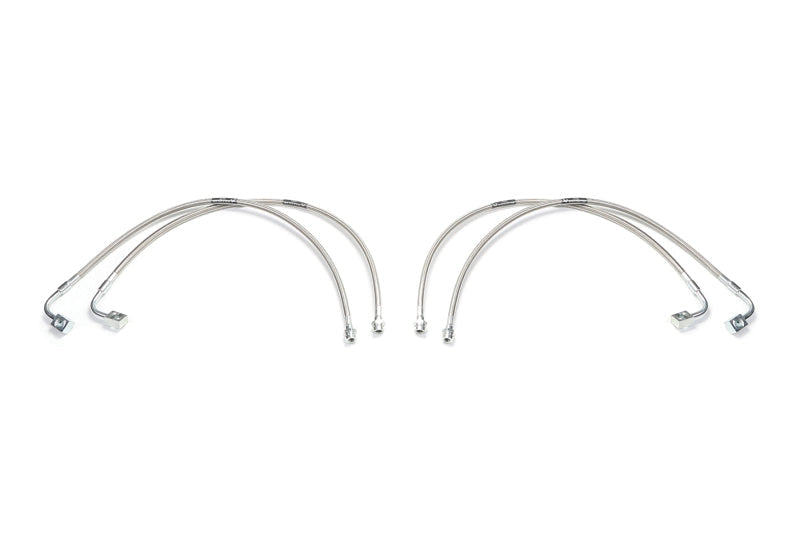 Fabtech 07-18 Jeep JK 4WD Front & Rear Extended Brake Line Kit