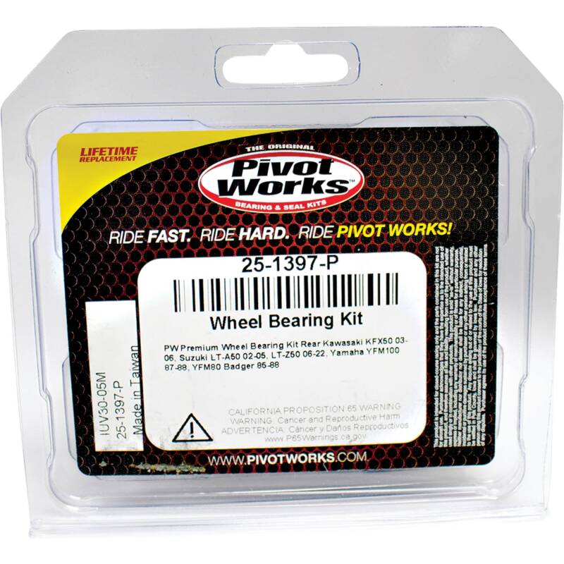 Pivot Works Kawasaki, Suzuki, Yamaha Wheel Bearing Kit Premium Bearings