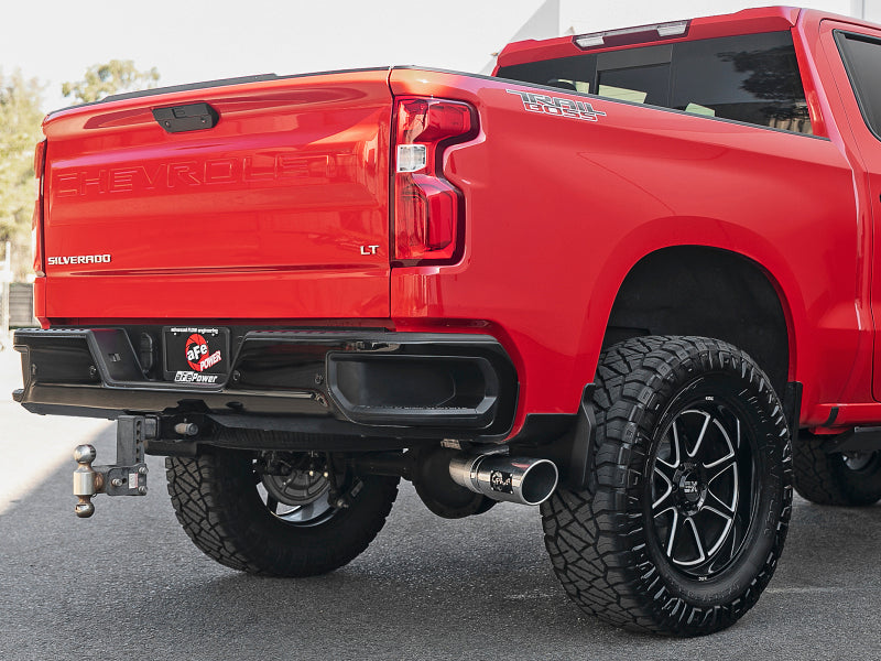 aFe Apollo GT Series 2019 GM Silverado/Sierra 1500 4.3L/5.3L 409 SS CB Exhaust System w/Polished Tip