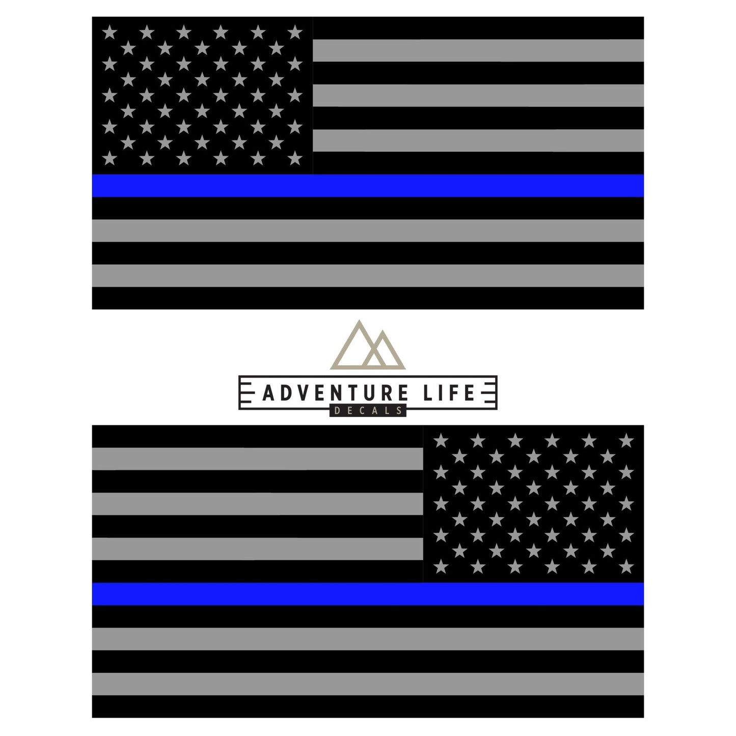 American Flag Sticker 6" x 3" | Set of 2