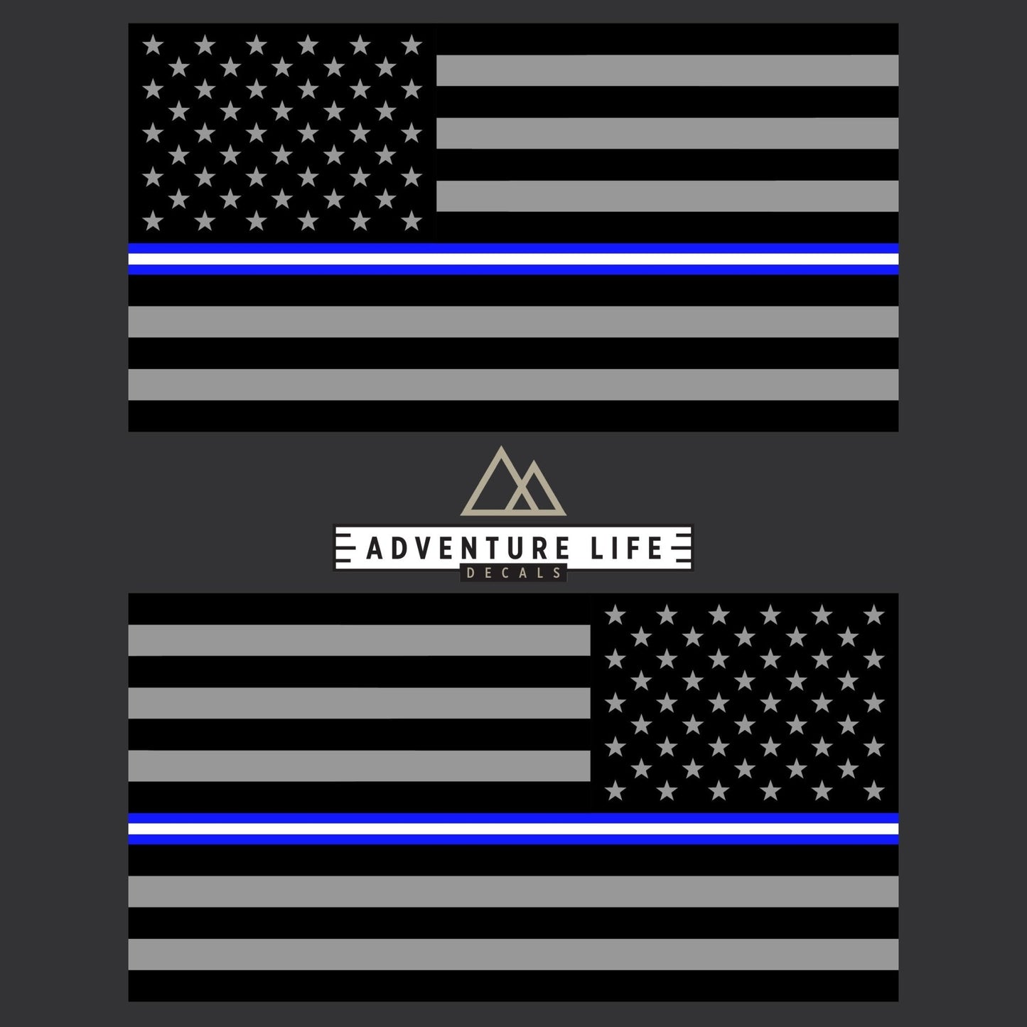 American Flag Sticker 6" x 3" | Set of 2