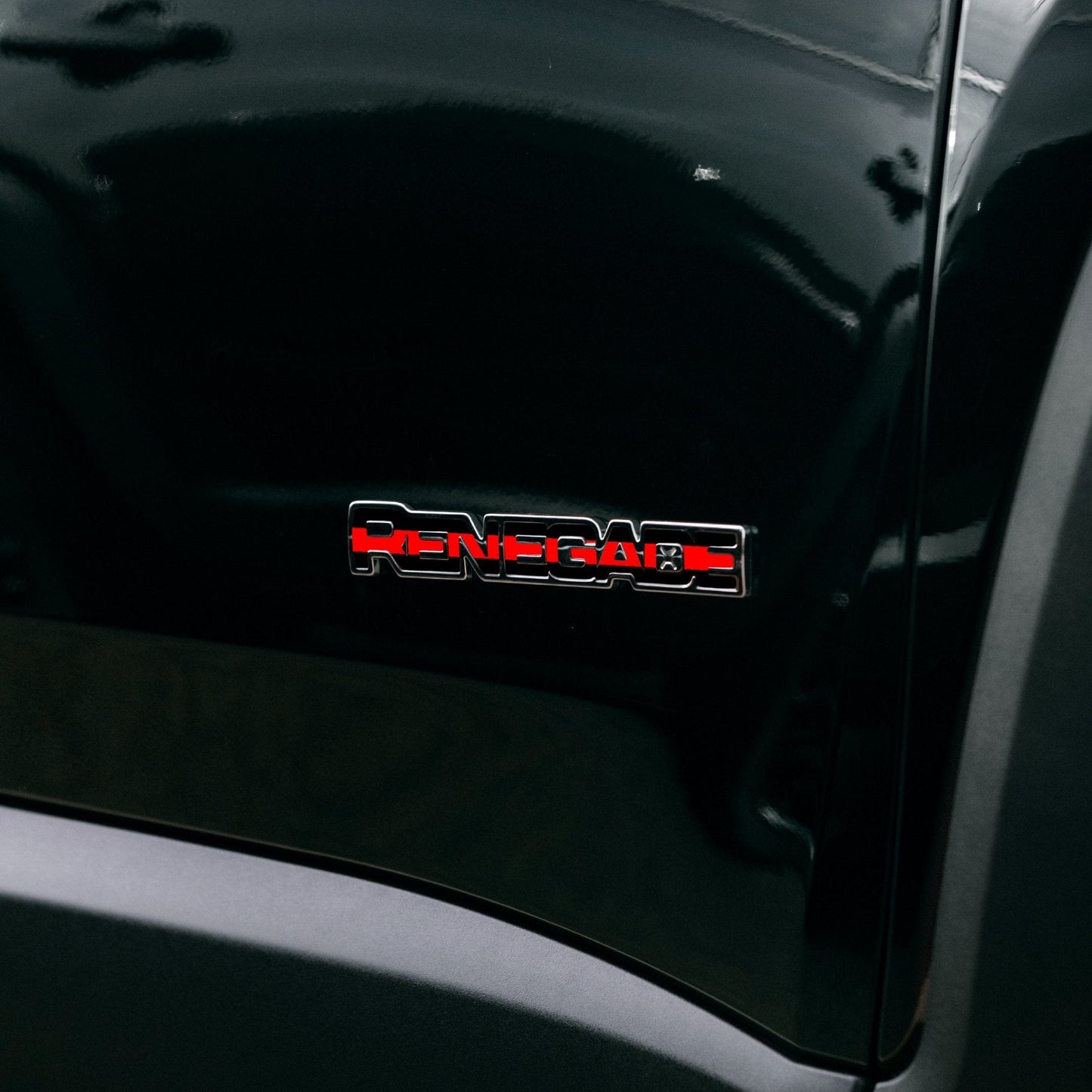 RENEGADE Door Emblem Overlay Decal Set | Fits 2015 and newer models