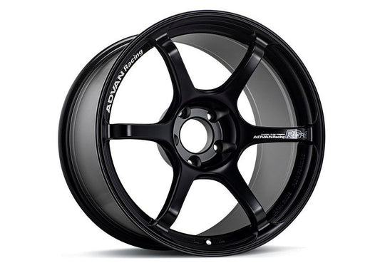 Advan RG-4 18x8.5 +37 5x114.3 Semi Gloss Black Wheel