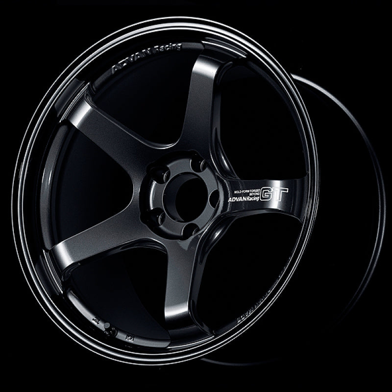 Advan GT Beyond 18X8.0 +42 5x112 Racing Titanium Black Wheel