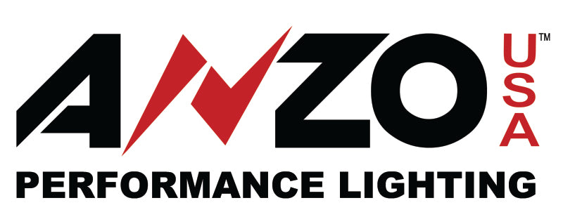 ANZO 18-20 Ford F-150 Full Led Projector Light Bar Headlights Black Amber