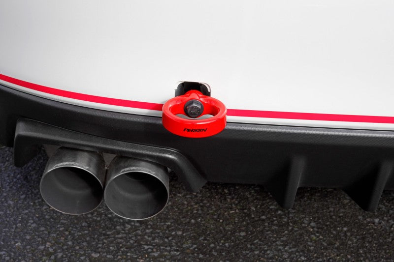 PERRIN 15-21 Subaru WRX/STI Tow Hook Kit (Rear) - Red