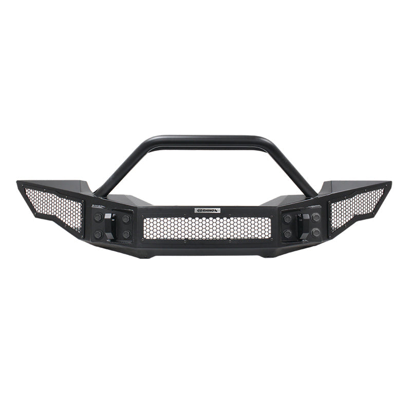 Go Rhino 07-20 Jeep Wrangler JL/JLU/JK/JKU/Gladiator JT Rockline Full Width Bumper w/ Overrider