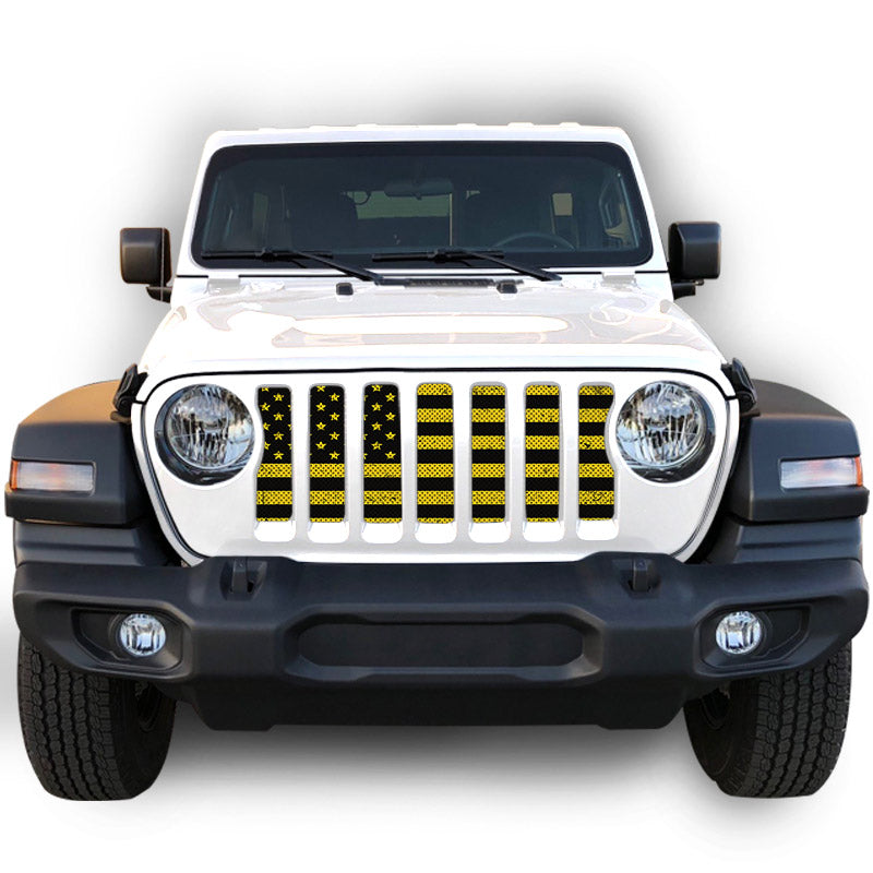 Yellows Collection American Flag Grille Inserts
