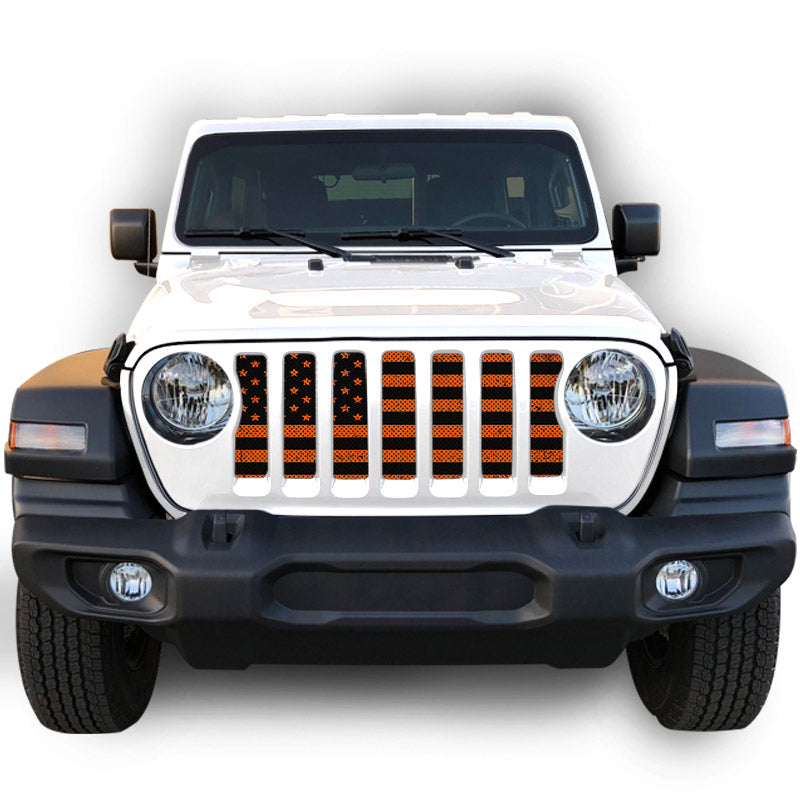 Oranges Collection American Flag Grille Inserts