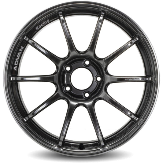 Advan RSIII 18x9.0 +35 5x114.3 Hyper Black and Ring Wheel