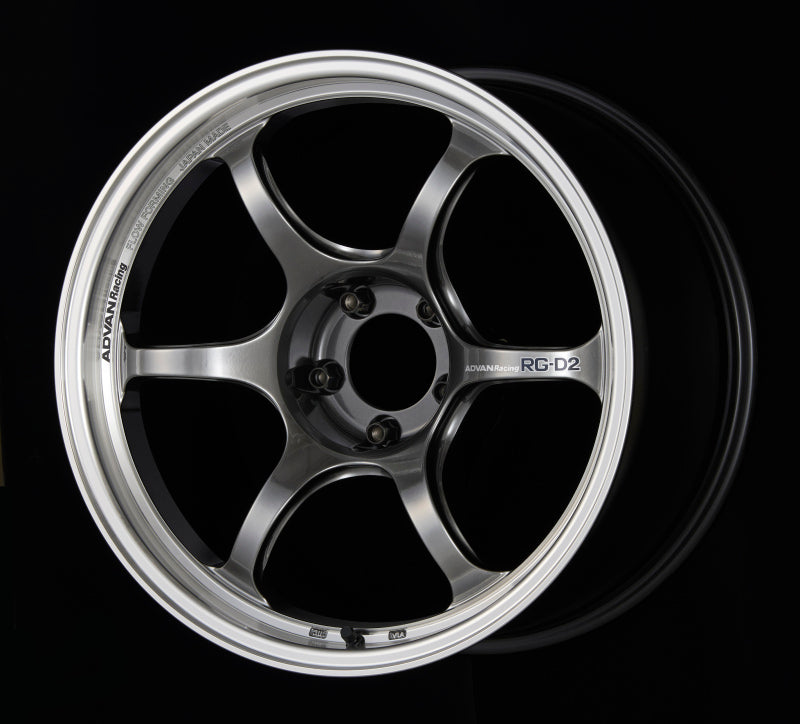Advan RG-D2 16x6.5 +38 4x100 Machining and Racing Hyper Black Wheel