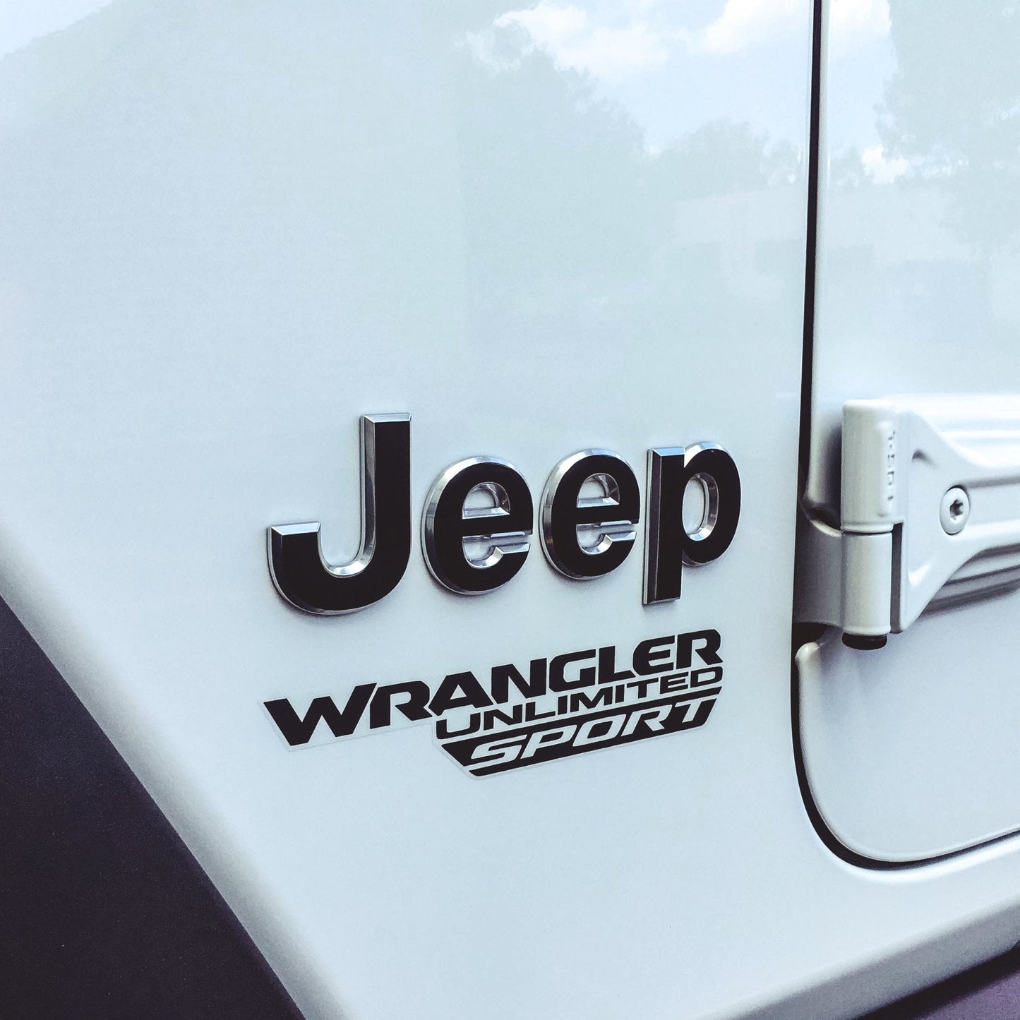 JEEP Gladiator Emblem Overlay Decal Set | Solid Colors