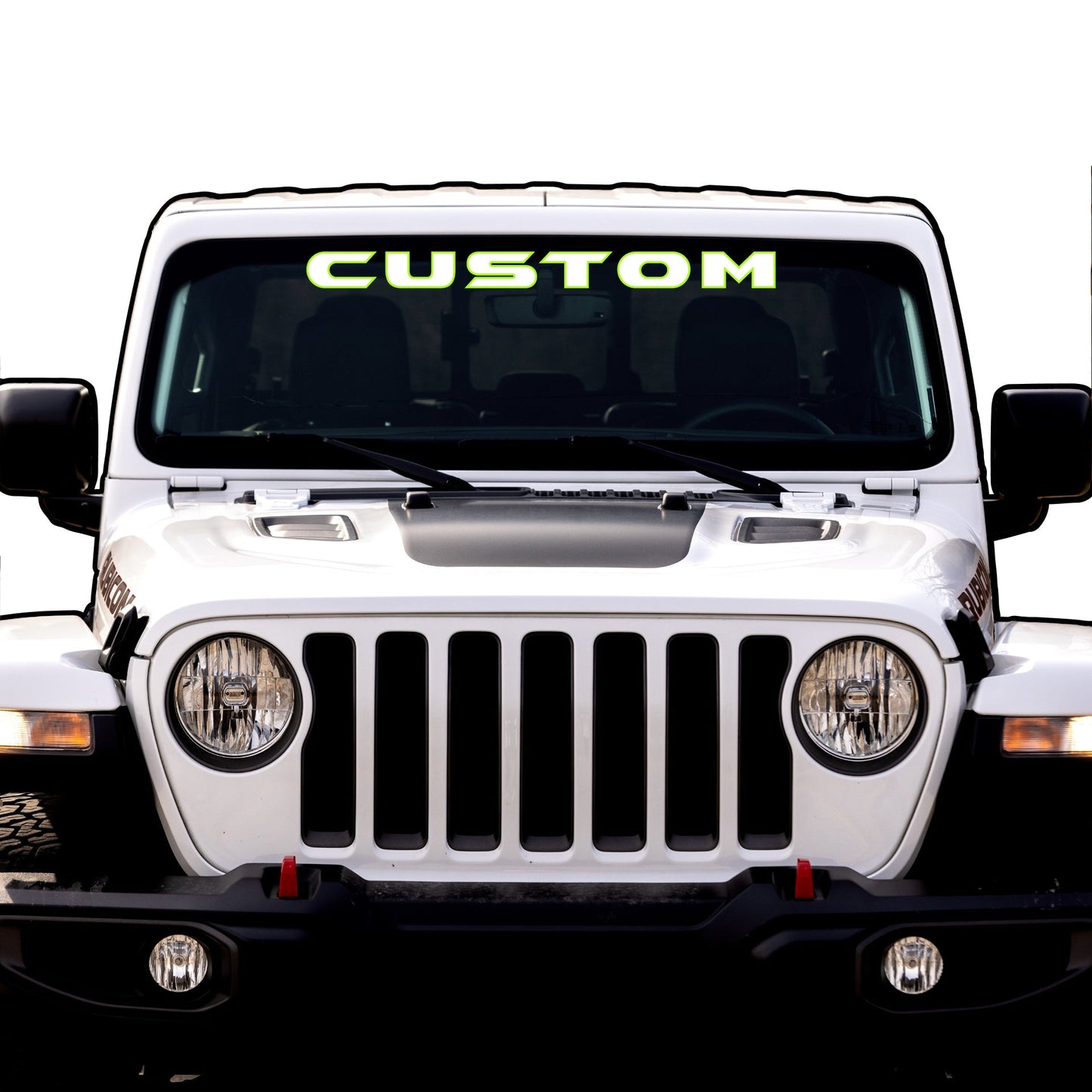 Windshield Lettering