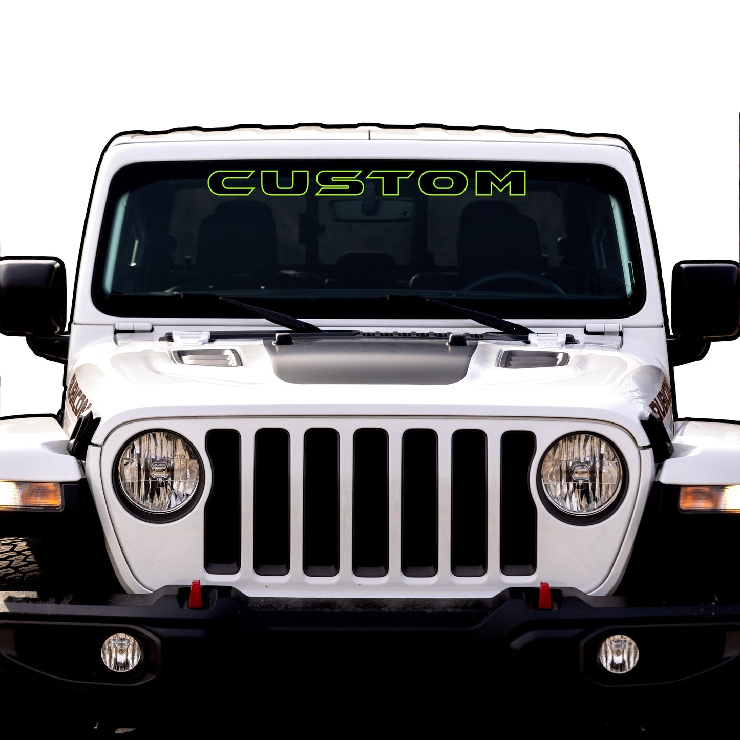 Windshield Lettering
