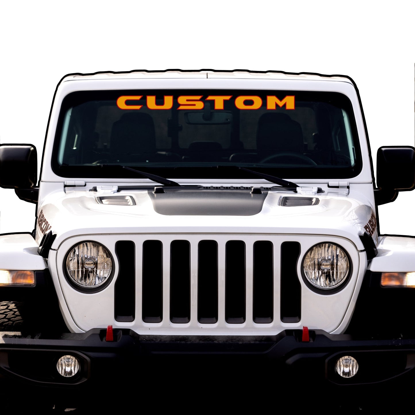 Windshield Lettering