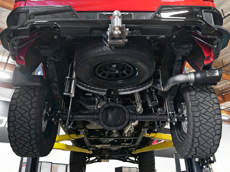 aFe Apollo GT Series 2019 GM Silverado/Sierra 1500 4.3L/5.3L 409 SS CatBack Exhaust System w/Blk Tip