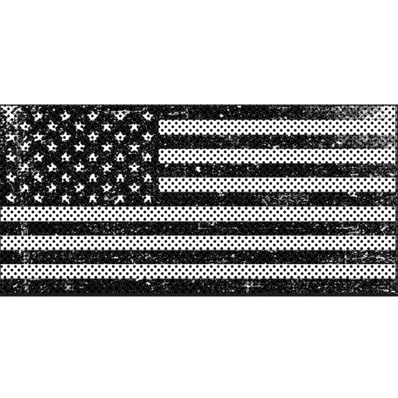 Black & White Collection American Flag Grille Inserts