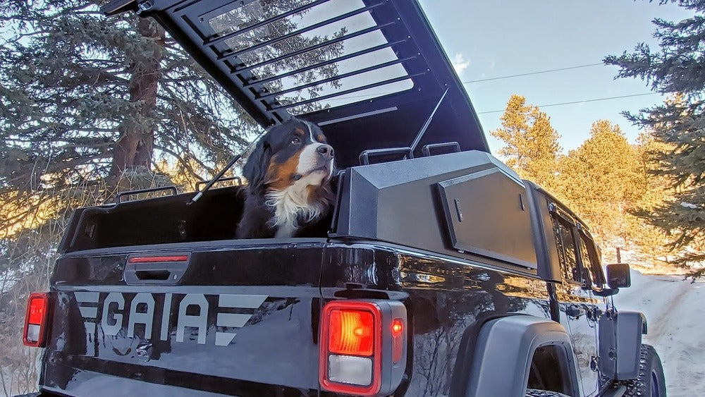 GAIA Jeep Gladiator Camper Shell - Shadow Top Fastback Truck Cap