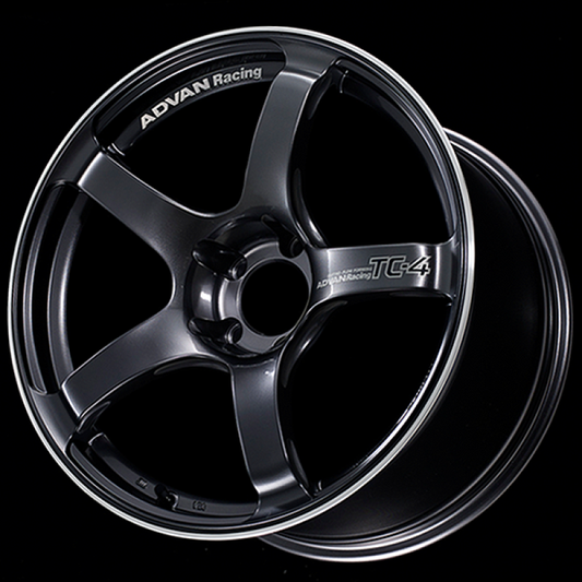 Advan TC4 18x8.5 +31mm 5x114.3in Racing Gunmetallic and Ring Wheel