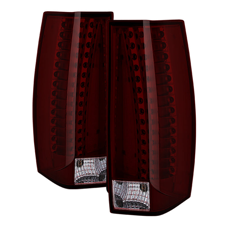 xTune Cadillac Escalade 07-14 OE Style Tail Lights Red Smoked ALT-JH-CAESC07-OE-RSM