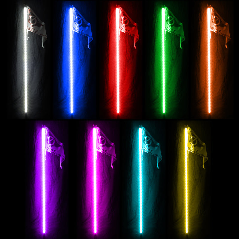 Oracle Off-Road 6ft LED Whip - ColorSHIFT
