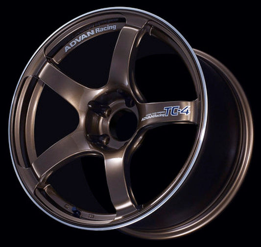 Advan TC4 16x7.0 +44 5x114.3 Umber Bronze Metallic and Ring Wheel