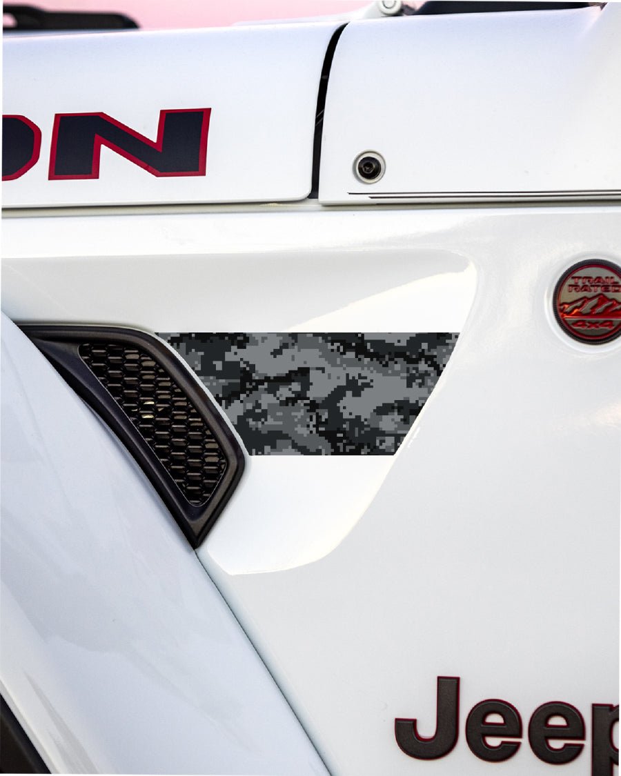 Fender Vent Decal Set | American Flag - fits Wrangler JL & Gladiator JT