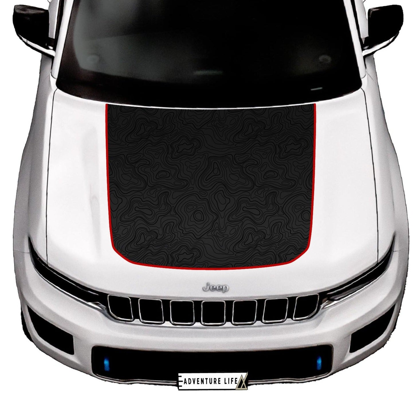 Hood Graphic | fits Jeep Grand Cherokee L 2021-2024 3-row