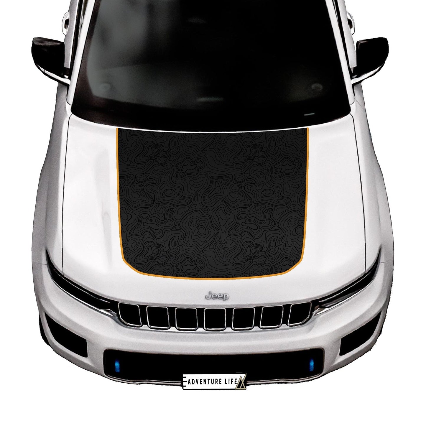 Hood Graphic | fits Jeep Grand Cherokee L 2021-2024 3-row