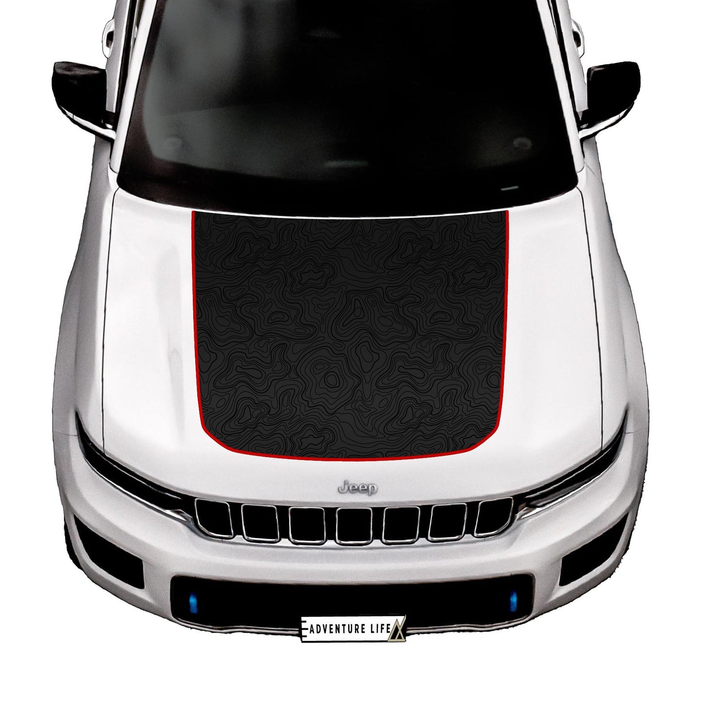 Hood Graphic | fits Jeep Grand Cherokee L 2021-2024 3-row