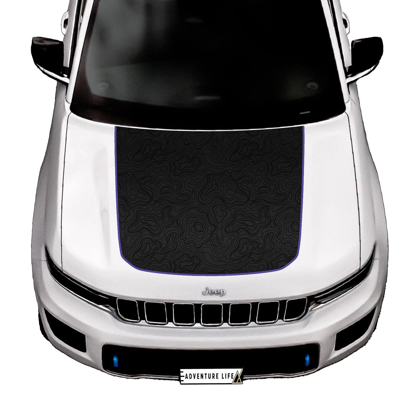 Hood Graphic | fits Jeep Grand Cherokee L 2021-2024 3-row