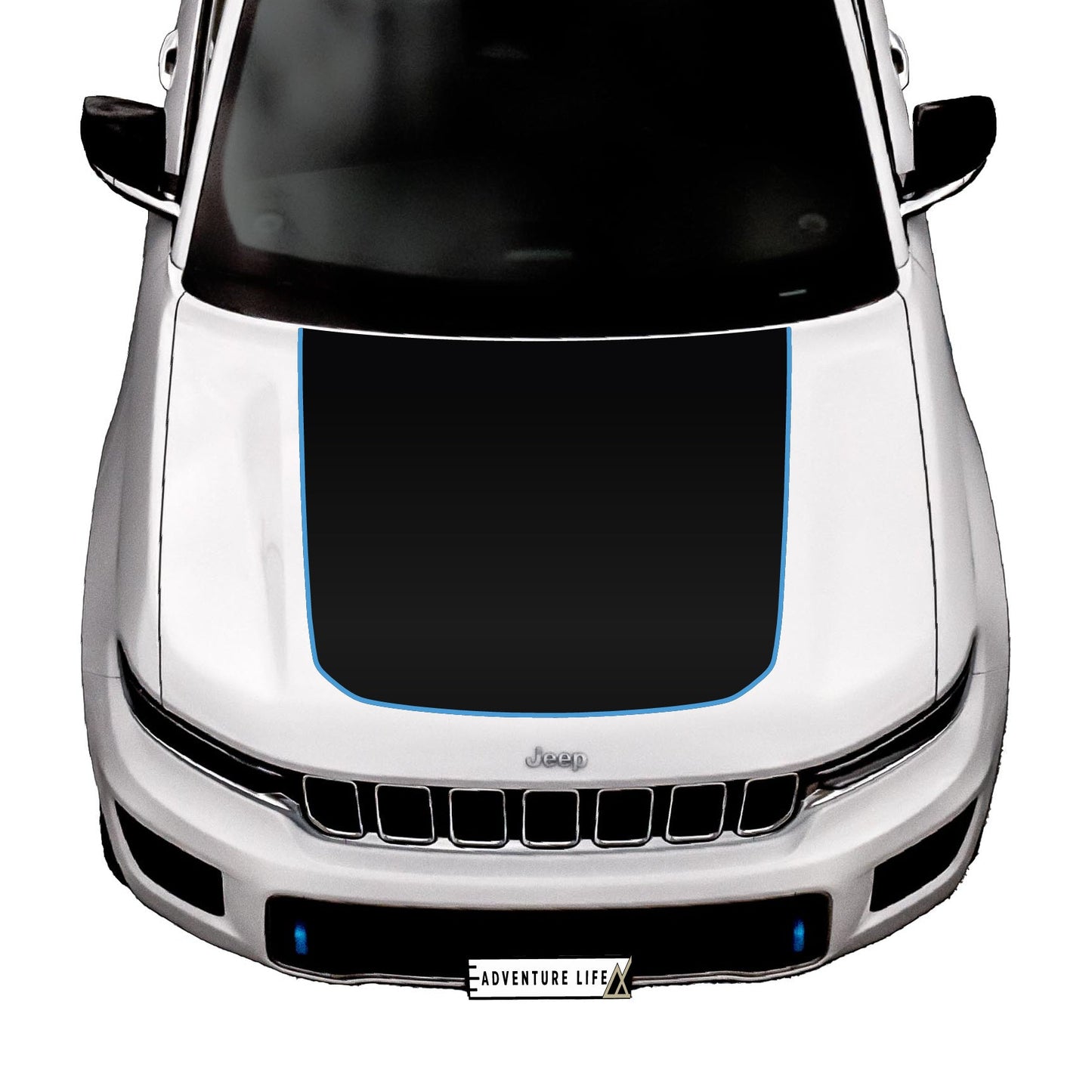 Hood Graphic | fits 2022-2024 Jeep Grand Cherokee WL 2-row