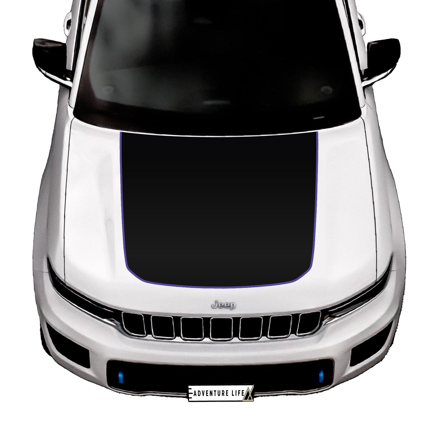Hood Graphic | fits 2022-2024 Jeep Grand Cherokee WL 2-row