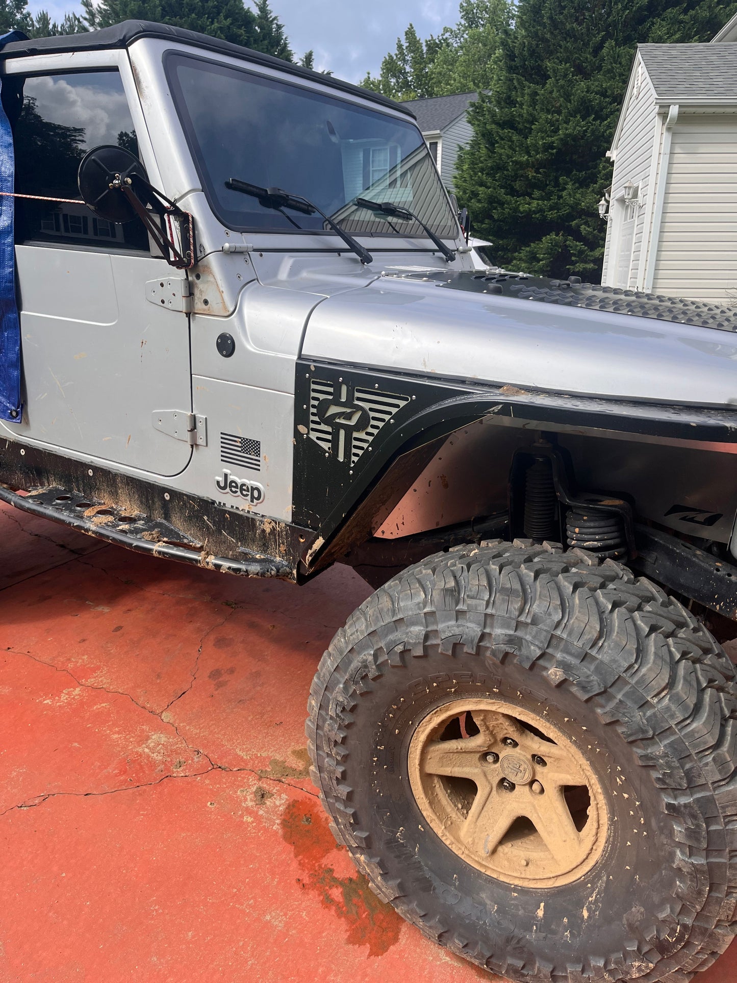97-06 Jeep Wrangler Antenna Delete