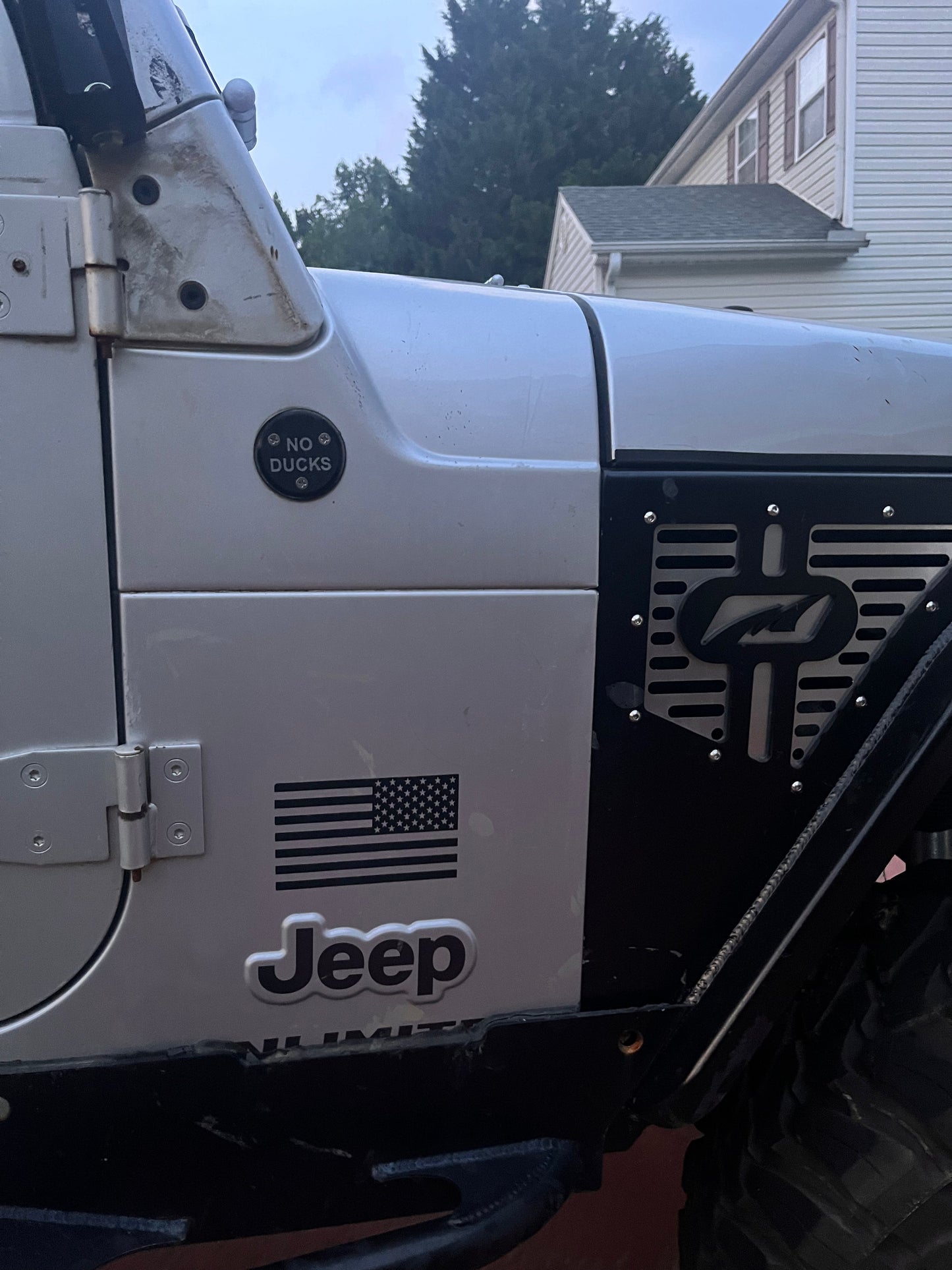 97-06 Jeep Wrangler Antenna Delete