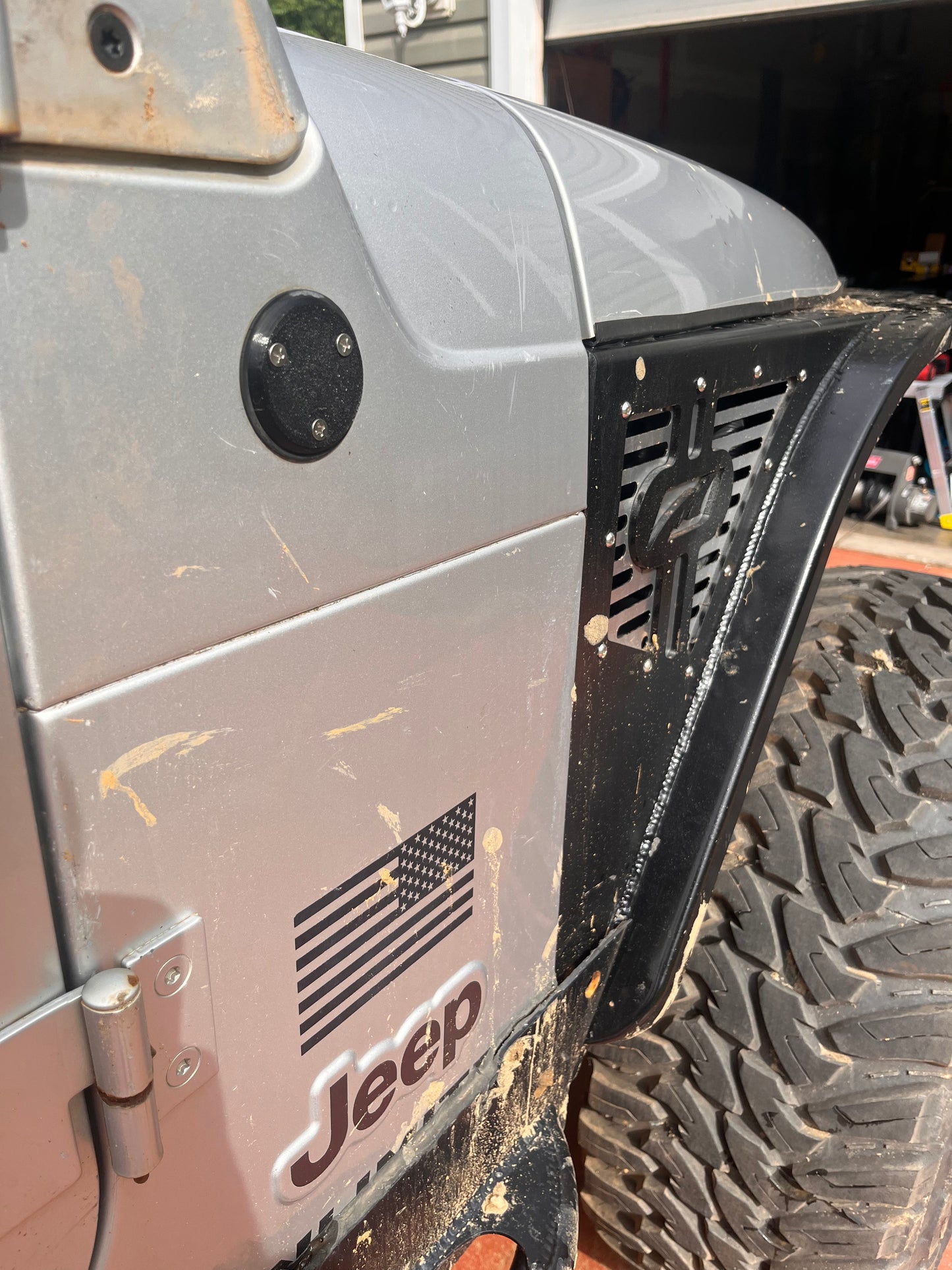 97-06 Jeep Wrangler Antenna Delete