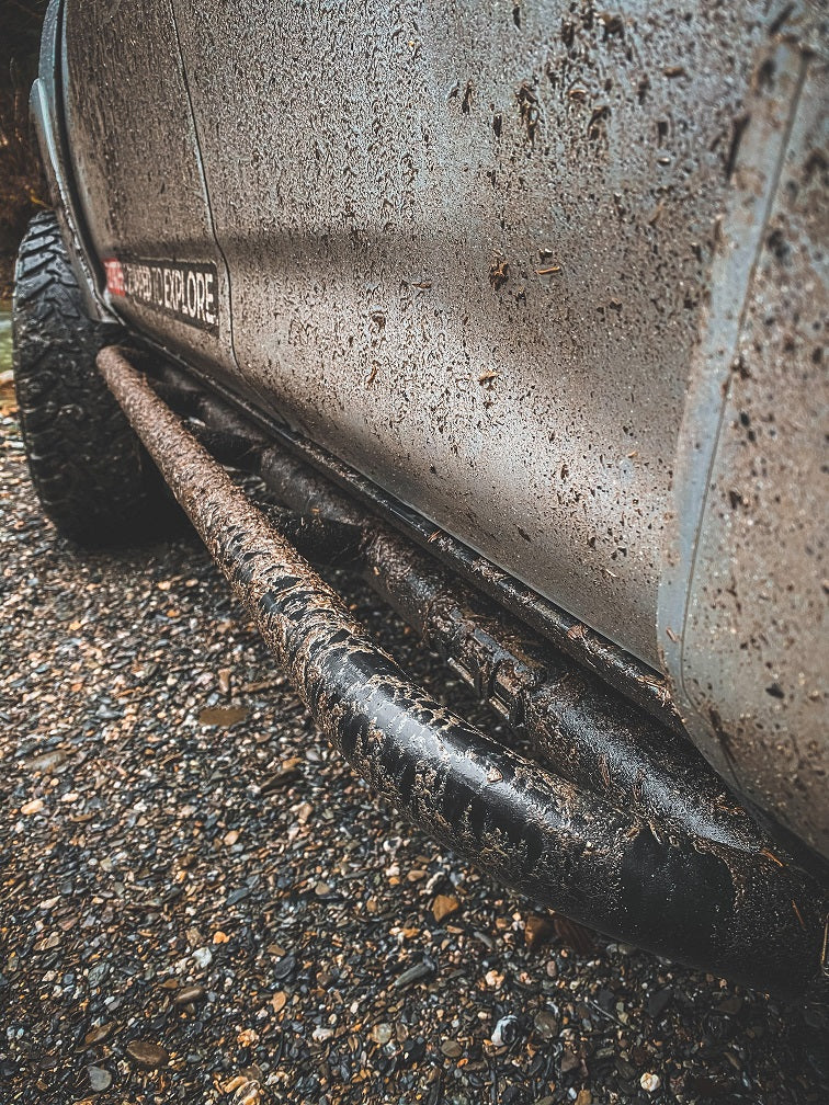 2010-2024 Toyota 4Runner Angled Sliders **No Kick Out**