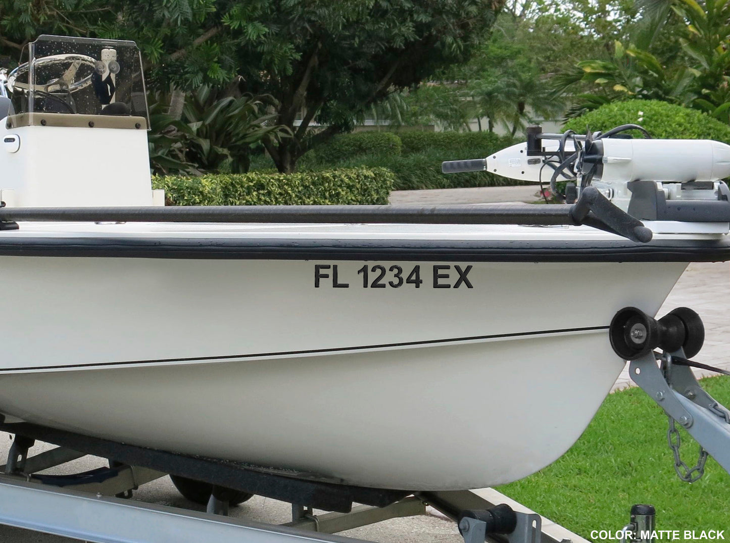 Boat/Jet Ski Registration Numbers and Lettering