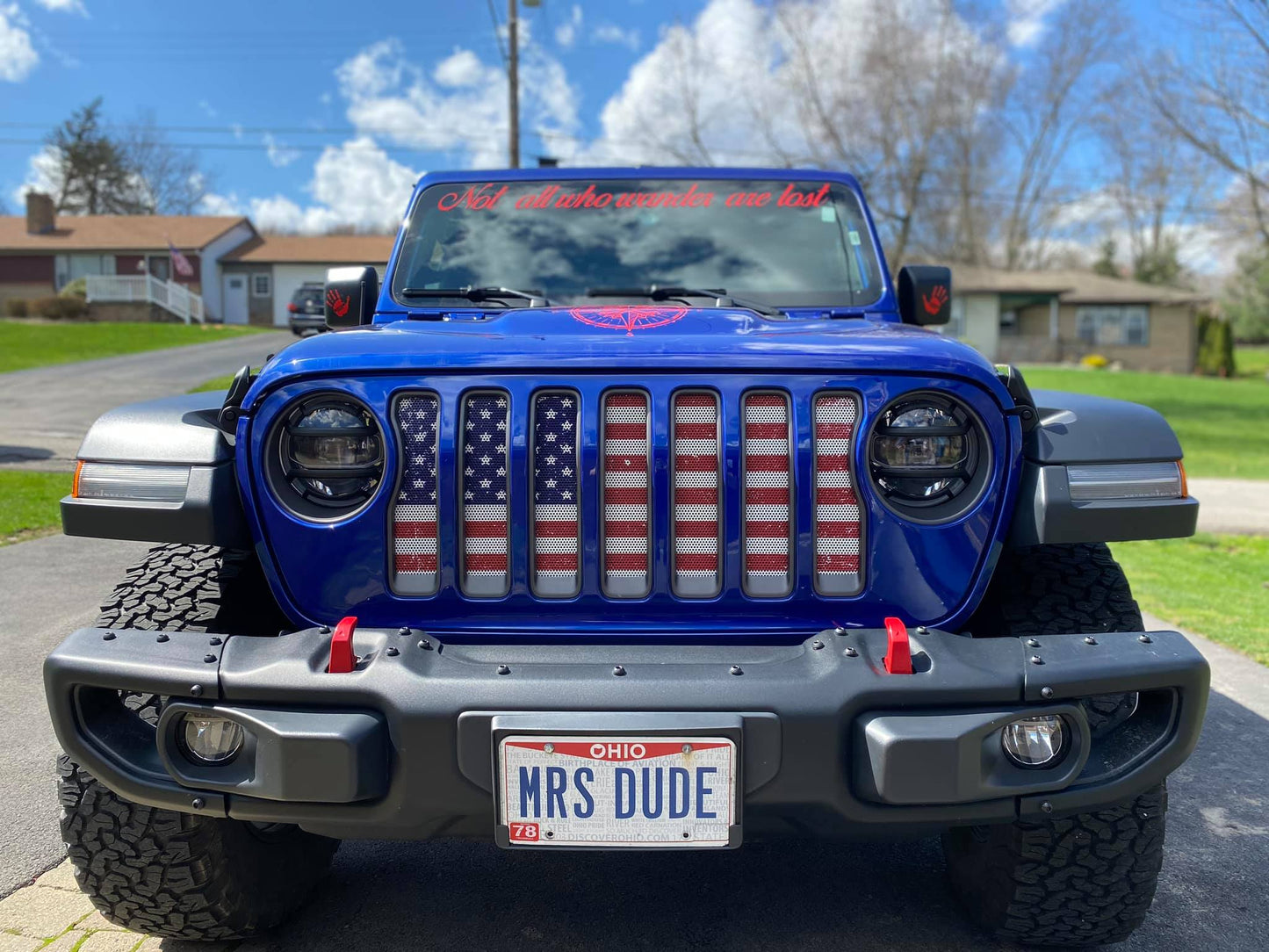 Classic Old Glory Collection American Flag Grille Inserts