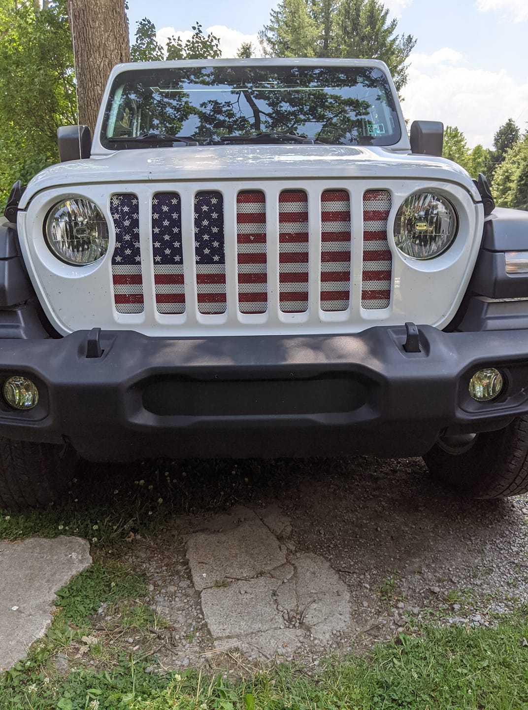 Classic Old Glory Collection American Flag Grille Inserts